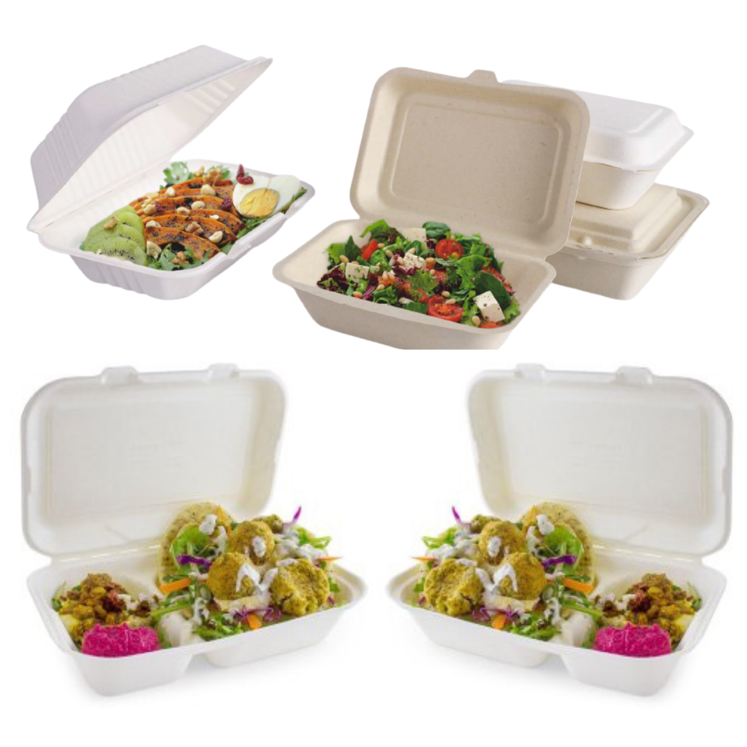 Clamshell - Goeco Bagasse Tableware