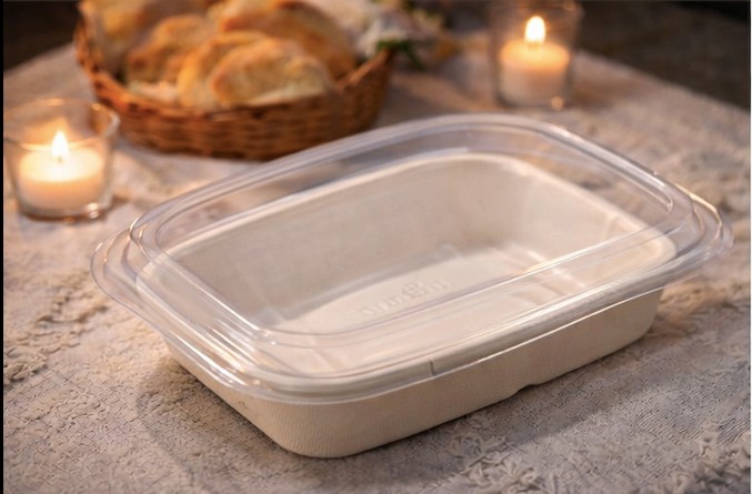 500ml Rectangle Container with Lid