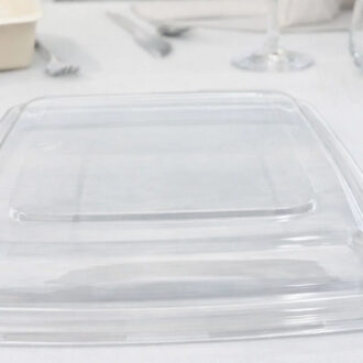 9x9/3cp PET Lids Dom