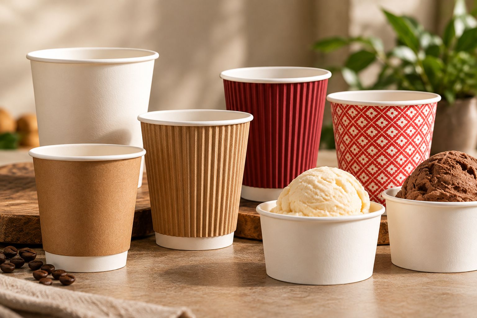 5oz (150ml) Double Wall Paper Cup (195+250 GSM) - Image 2