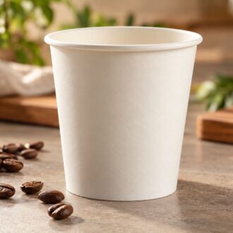 12oz (350ml) Single Wall Paper Cup (White 250+18 GSM)