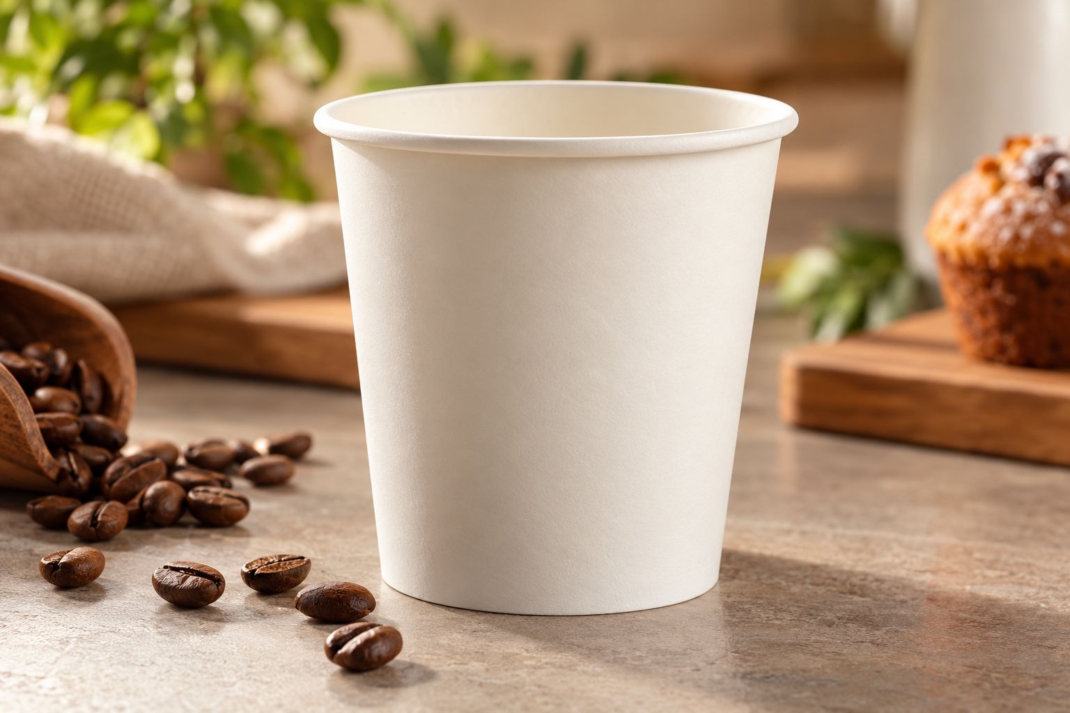 7oz (200ml) Single Wall Paper Cup (250+18 GSM)